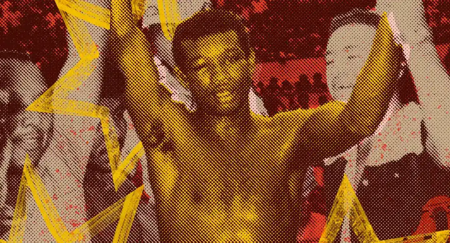 Rocky Valdez, conocido como "Los puños del mercado", símbolo de la fuerza y la identidad del barrio Getsemaní