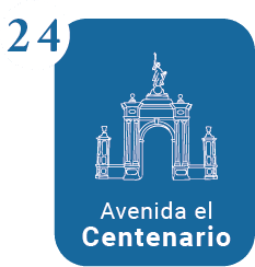 La Avenida El Centenario en Getsemaní, Cartagena, junto al parque Centenario, un punto histórico de conexión urbana.