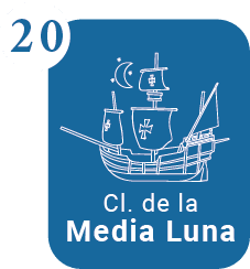 La Calle de la Media Luna en Getsemaní, Cartagena, una de las vías más emblemáticas del barrio colonial.