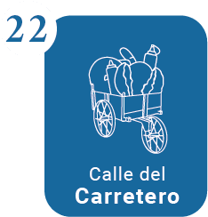 La Calle del Carretero en Getsemaní, Cartagena, con su arquitectura colorida y ambiente tradicional del barrio.