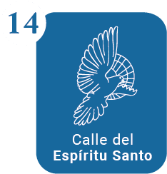 la Calle del Espíritu Santo en Getsemaní, Cartagena, una de las vías más antiguas y con mayor valor histórico del barrio