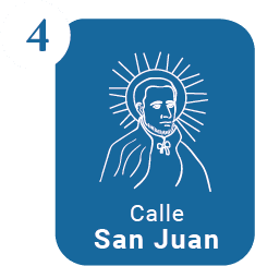 Vista actual de la Calle San Juan Evangelista en Getsemaní, Cartagena, una de las calles coloniales que conserva su nombre original