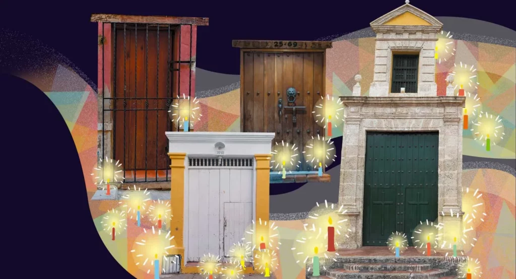 La costumbre getsemanicense de las velitas, cuando los niños arrastraban latas por las calles para anunciar el inicio de la celebración