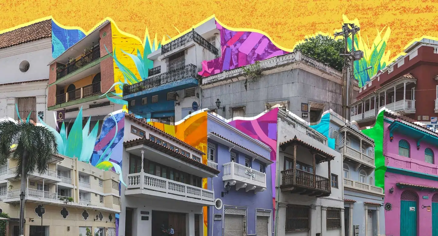 Calle Larga en Getsemaní, Cartagena, una de las vías históricas más extensas del barrio